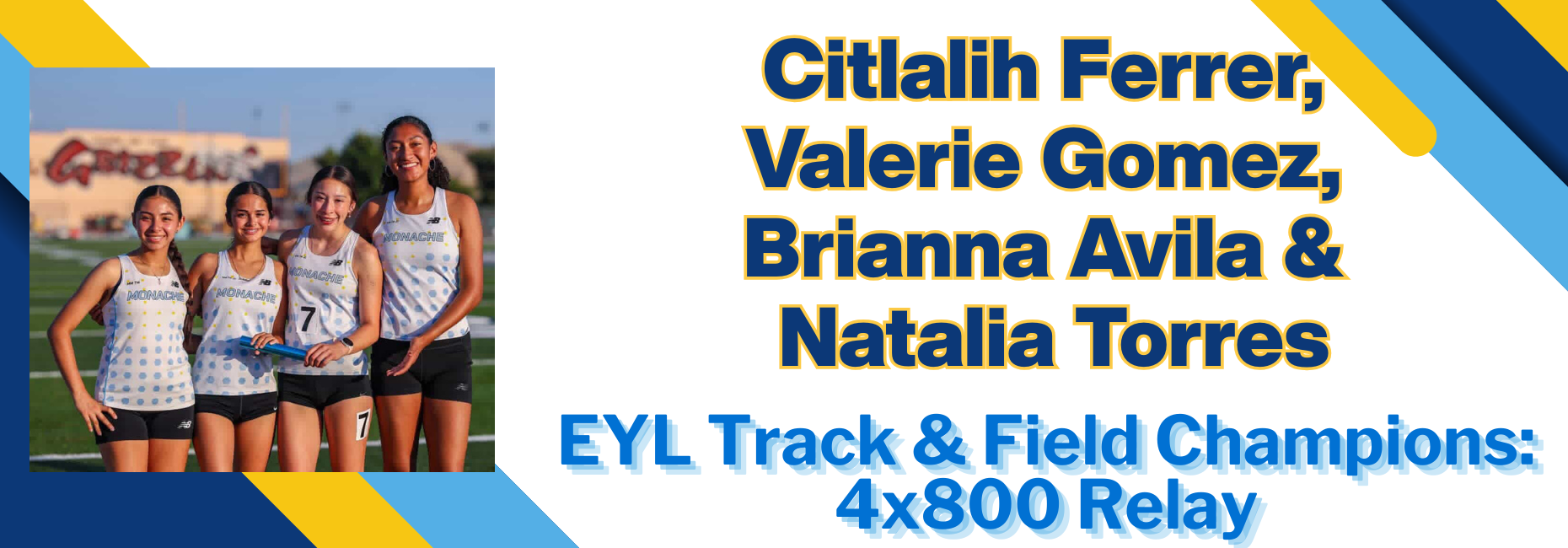 Girls 4 by 800 relay