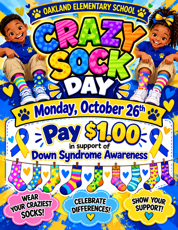 Crazy Sock Day !! Monday 10/26/2026 Thumbnail Image