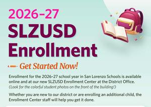 Flyer for special 2026-27 enrollment opportunities