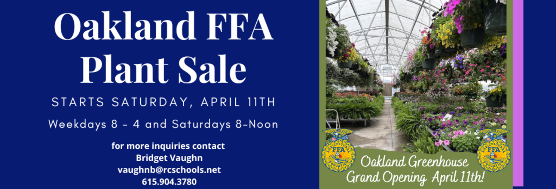 FFA Plant Sale