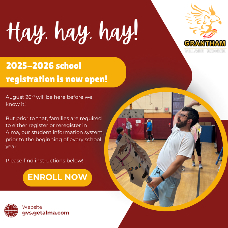 School registration is now open