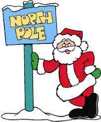 santa at the north pole