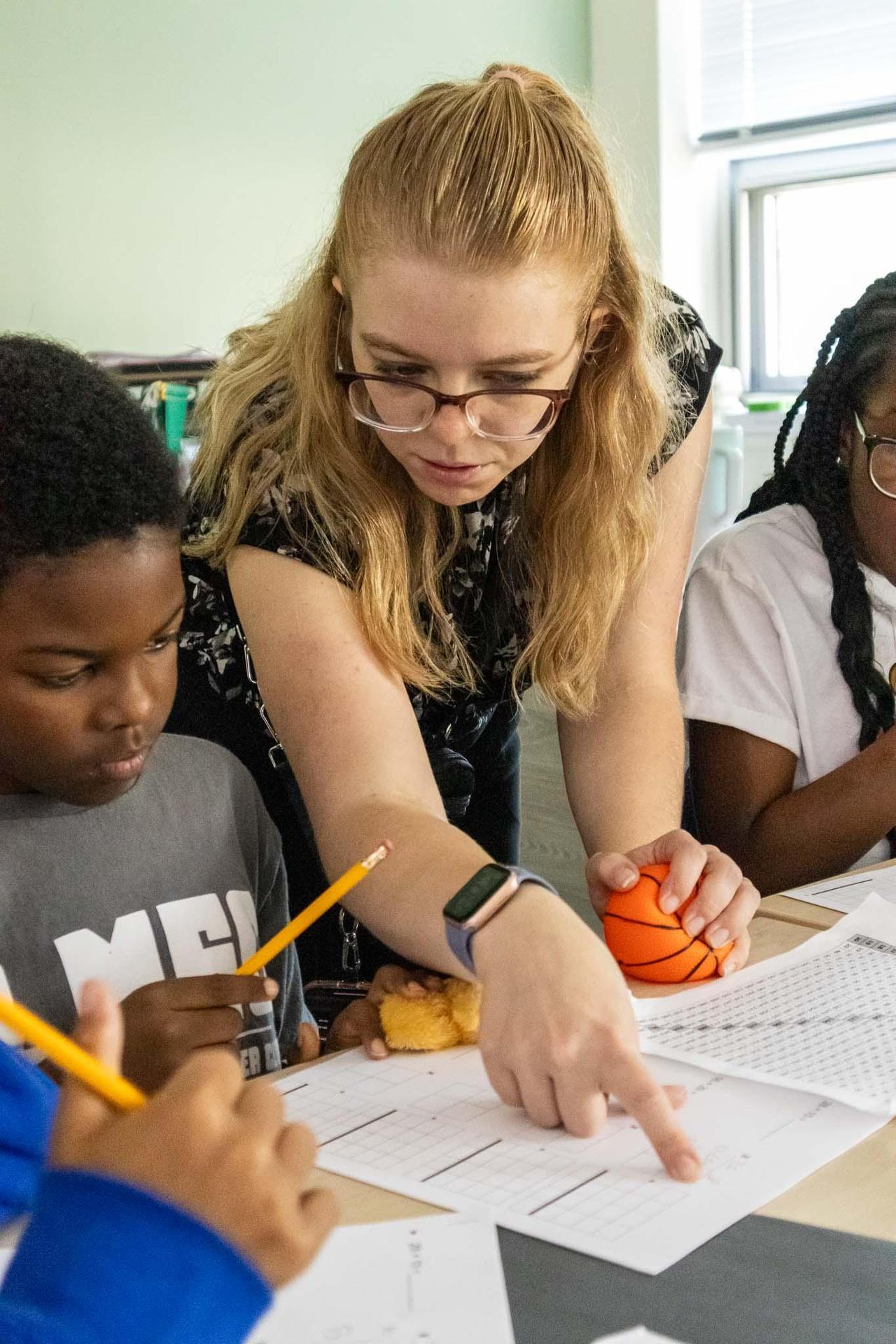 Small group math instruction