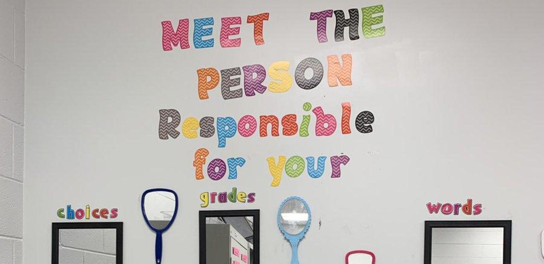 Ms. Cooper promotes personal responsibility