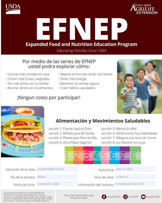 clases de nutrición para padres