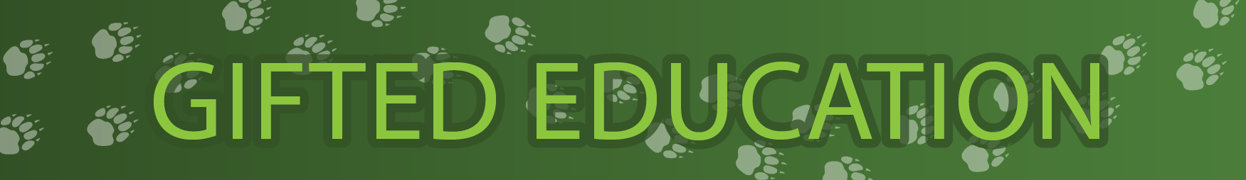 Header image reading "Gifted Education."