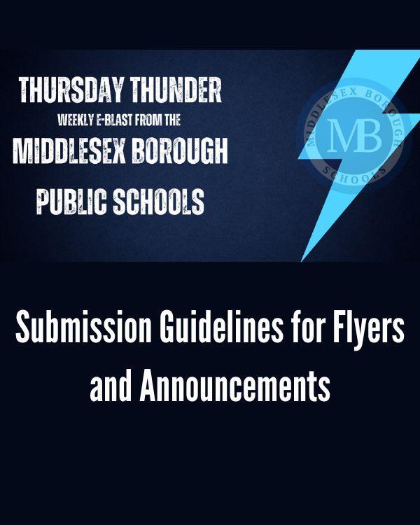 Thursday Thunder Guidelines