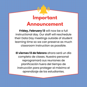 Important Announcement