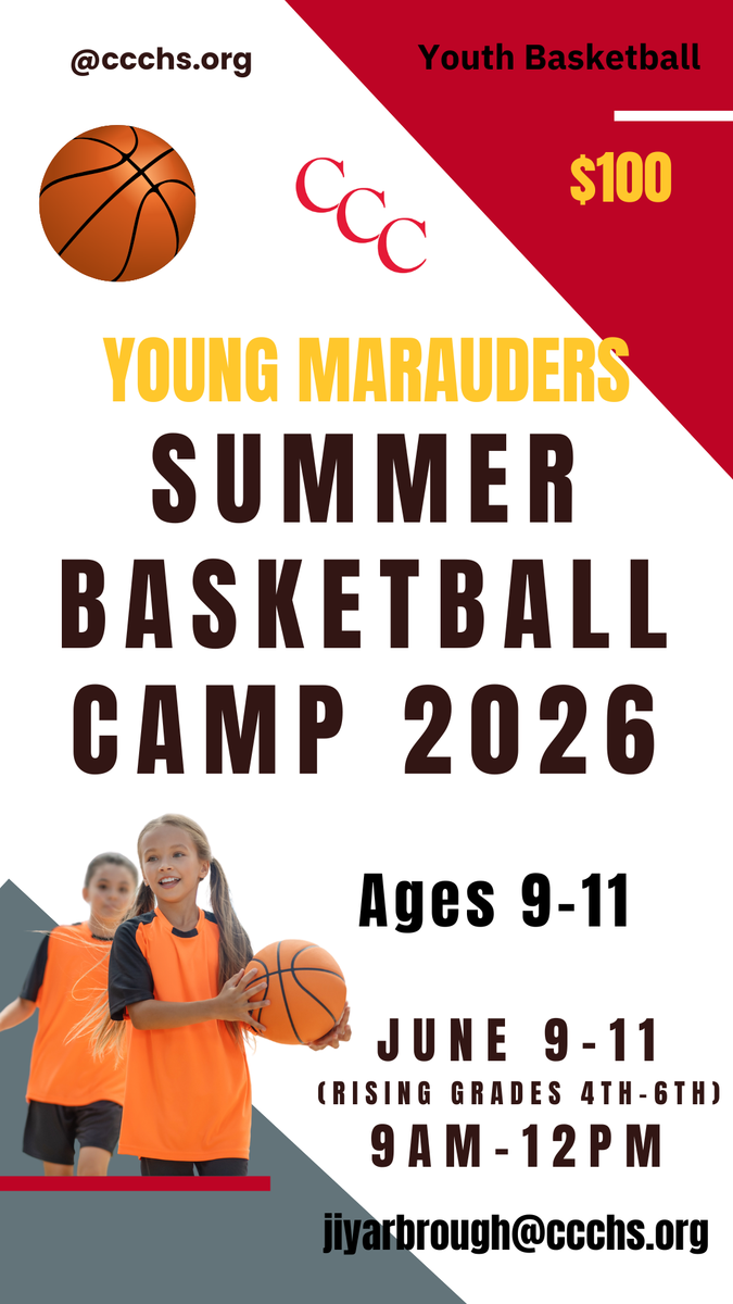 Youth camp flyer with details