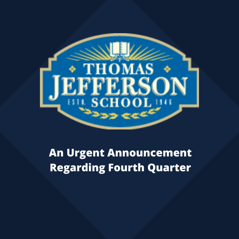 An Urgent Announcement Regarding Fourth Quarter Featured Photo