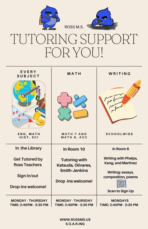 Flyer for Tutoring