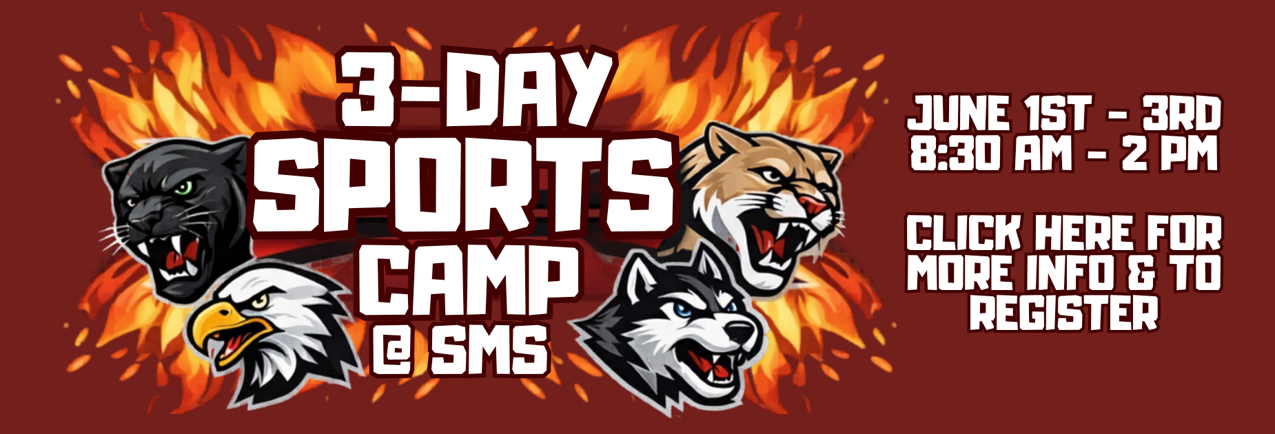 3 Day Sports Camp at SMS!