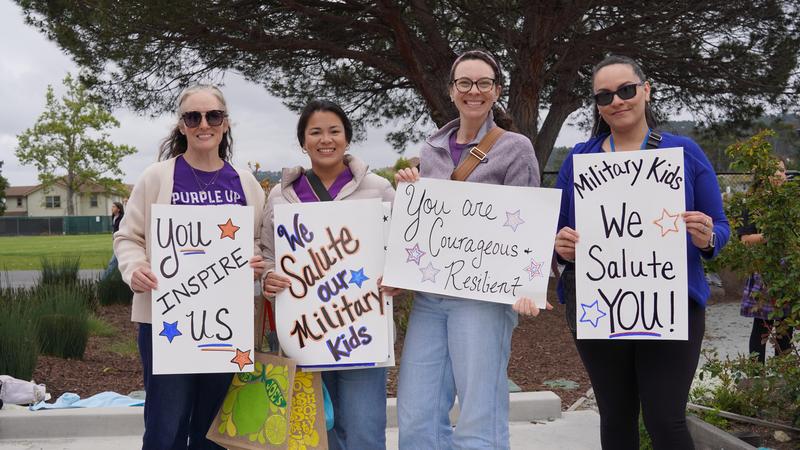 Purple Up Assembly at La Mesa School 2025