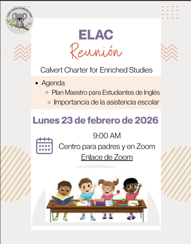 ELAC flier Spanish