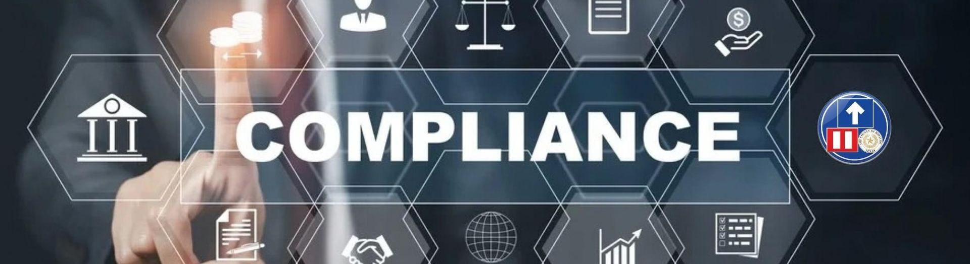 Compliance banner for website