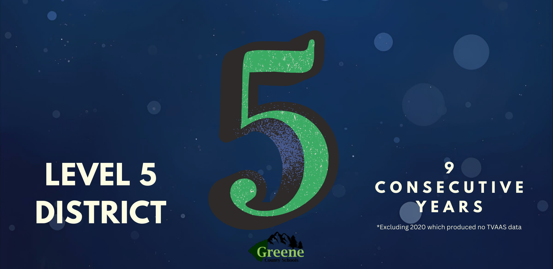 Level 5 District 9 consecutive years