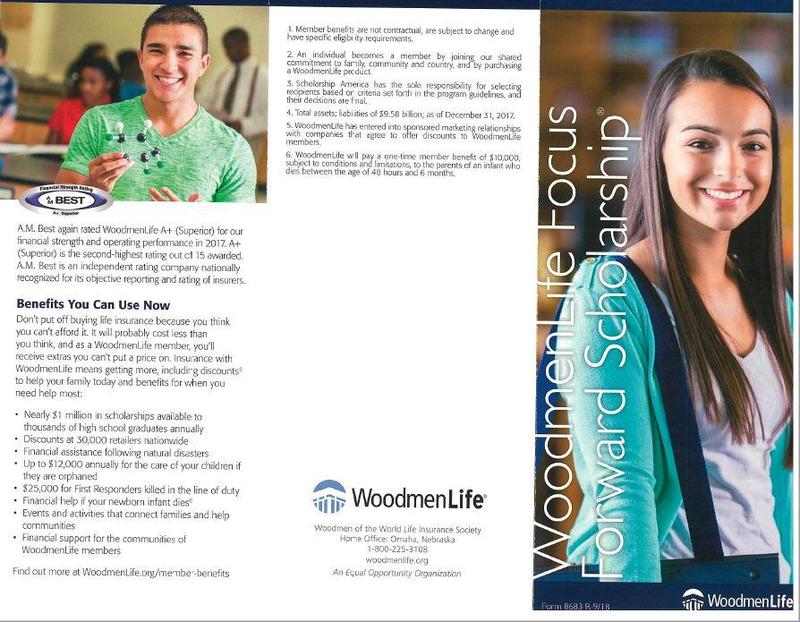 Students learning about Scholarships