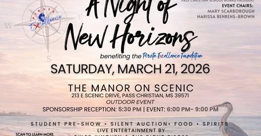 ✨ An Unforgettable Evening Awaits, Pirate Nation! ✨ Get ready for A Night of New Horizons