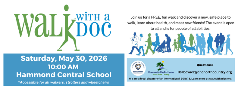 Walk with a Doc - May 30th from 10:00 AM -Noon Featured Photo