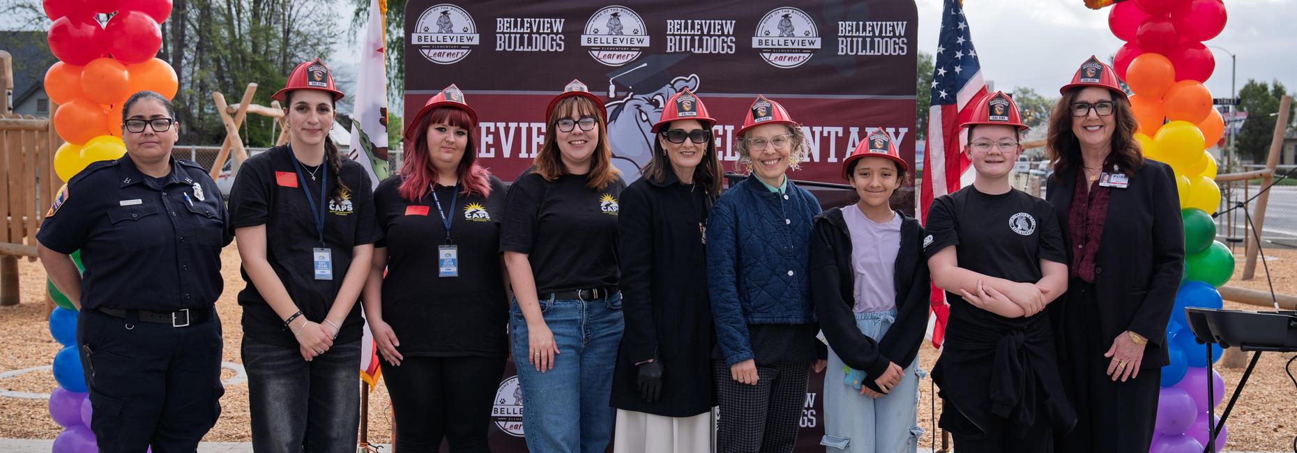 Green Schoolyard Ribbon Cutting