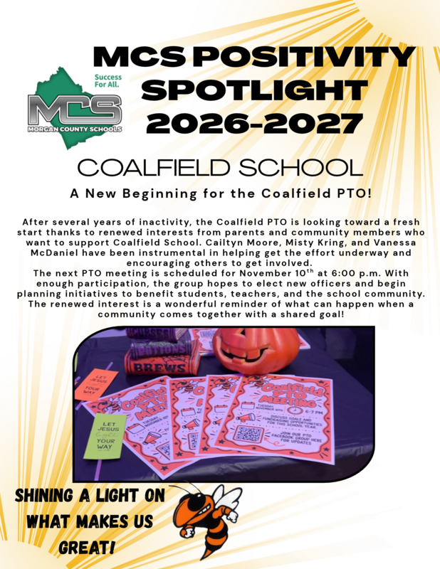 Coalfield School Positivity Spotlight