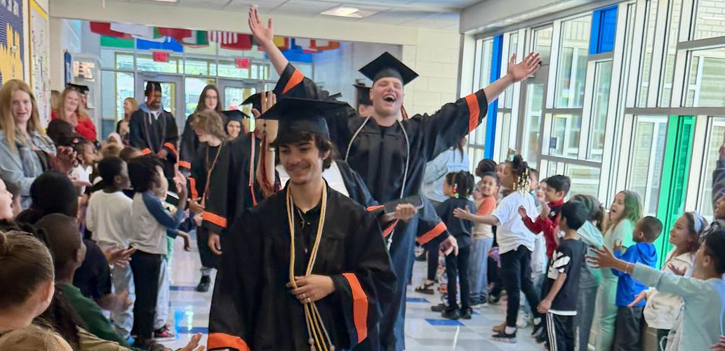 graduation walk