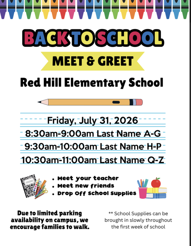 Back to School Meet and Greet & Important School Dates Featured Photo