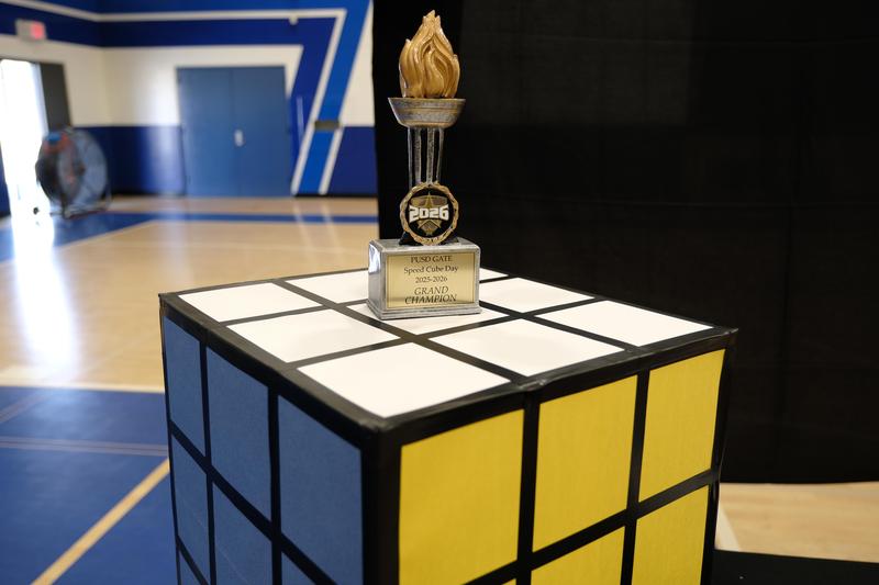 Speed Cube day - image of contestants on day of