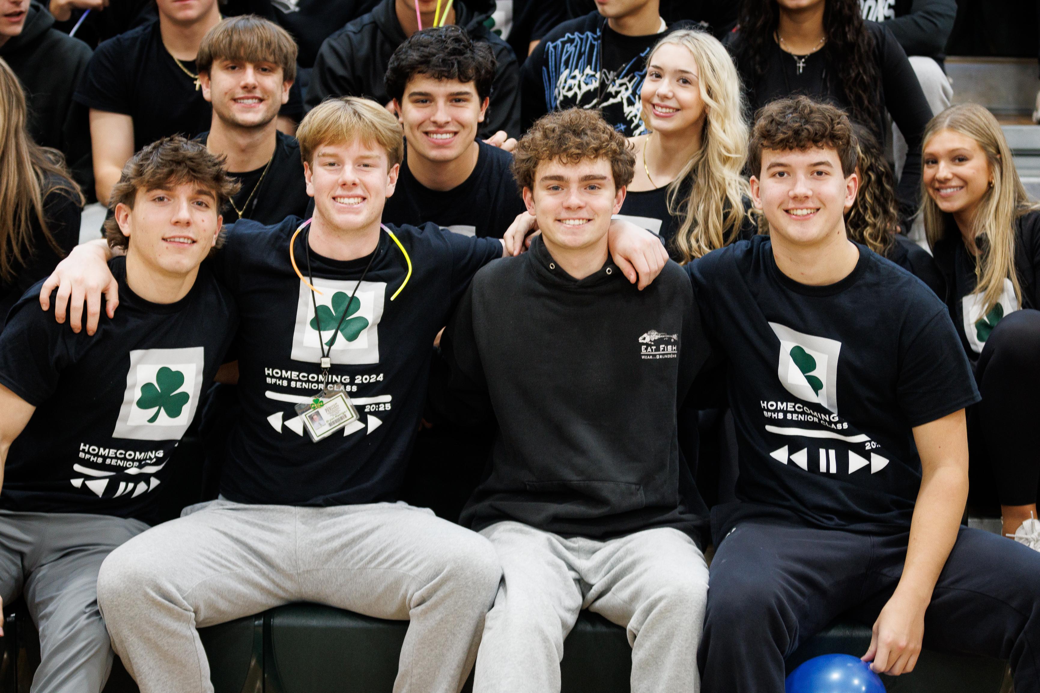 Students at Homecoming