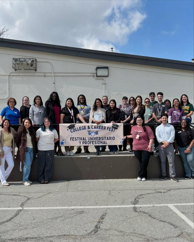 Emerson Middle School’s College & Career Fest,  image of staff
