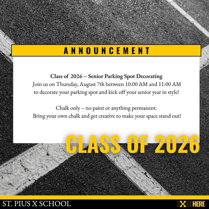 Senior Parking Spot Decorating