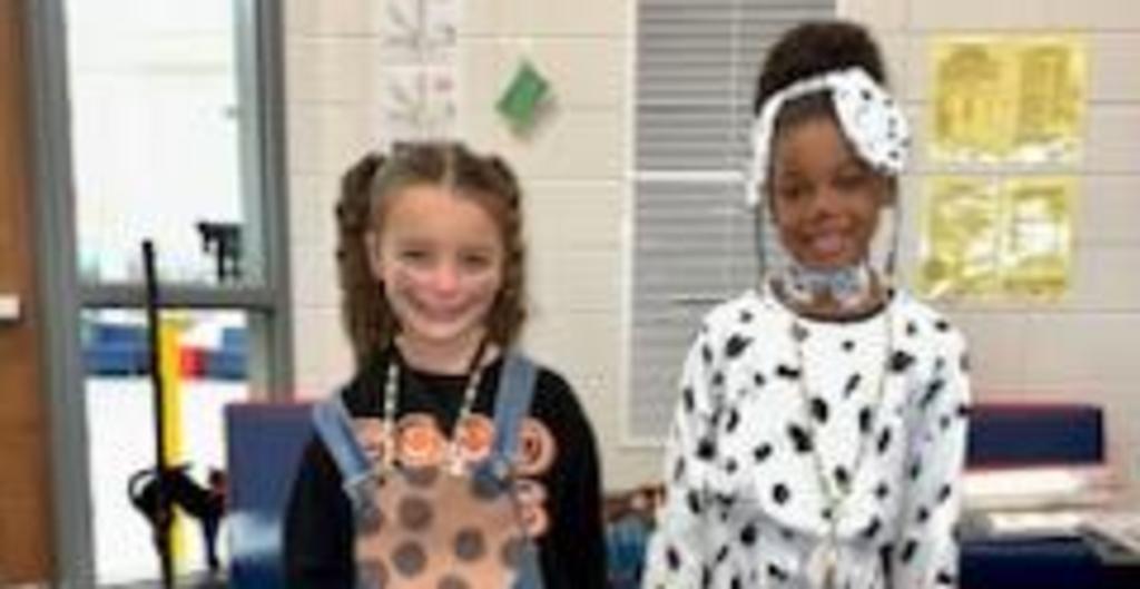 Students dressed up as book characters for Red Ribbon Week
