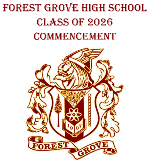 FGHS Graduation Crest in maroon and gold
