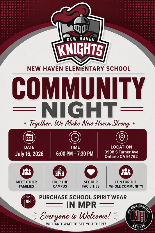 Community Night flyer