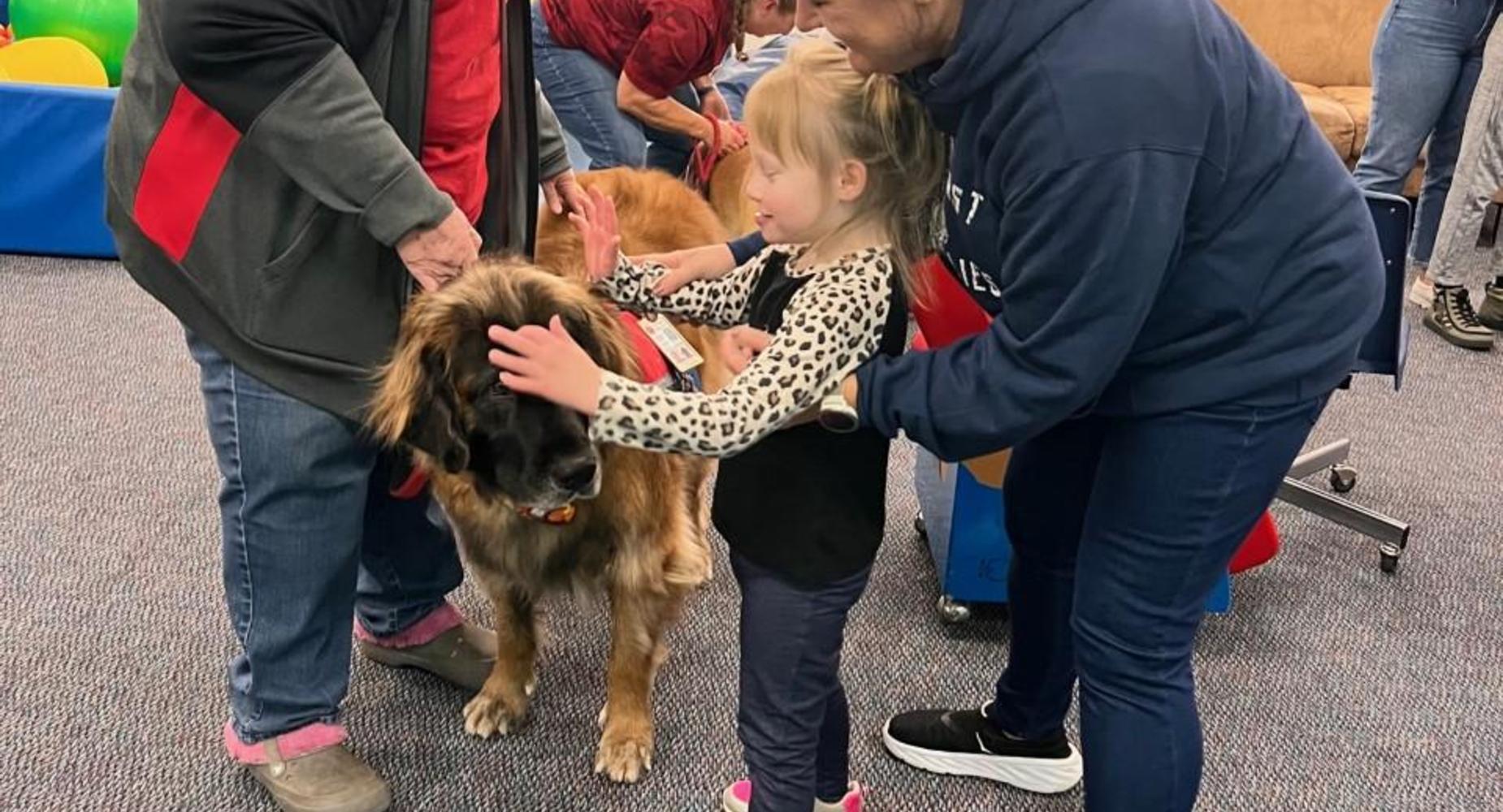 Therapy Dog visit
