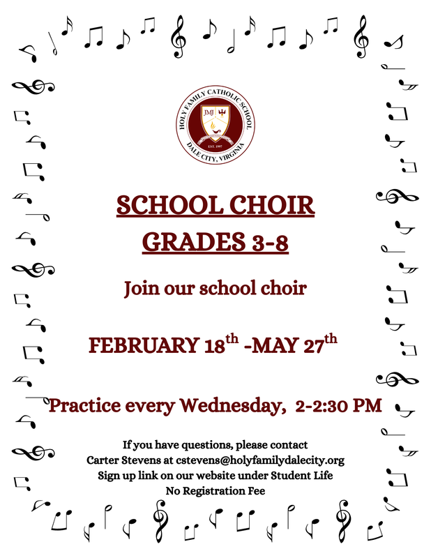 School Choir Registration Featured Photo