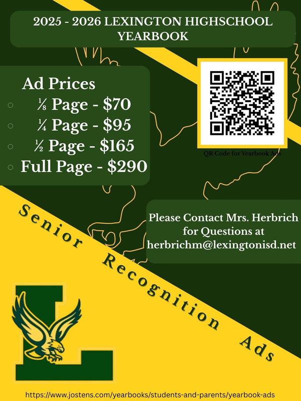 Senior Yearbook Ad Purchase Logo