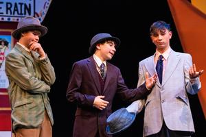 Nicolas Damico, Emmett Brubaker, and Nathaniel Willson in a scene