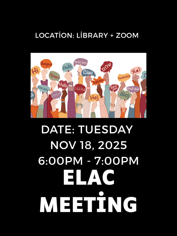 ELAC MEETING