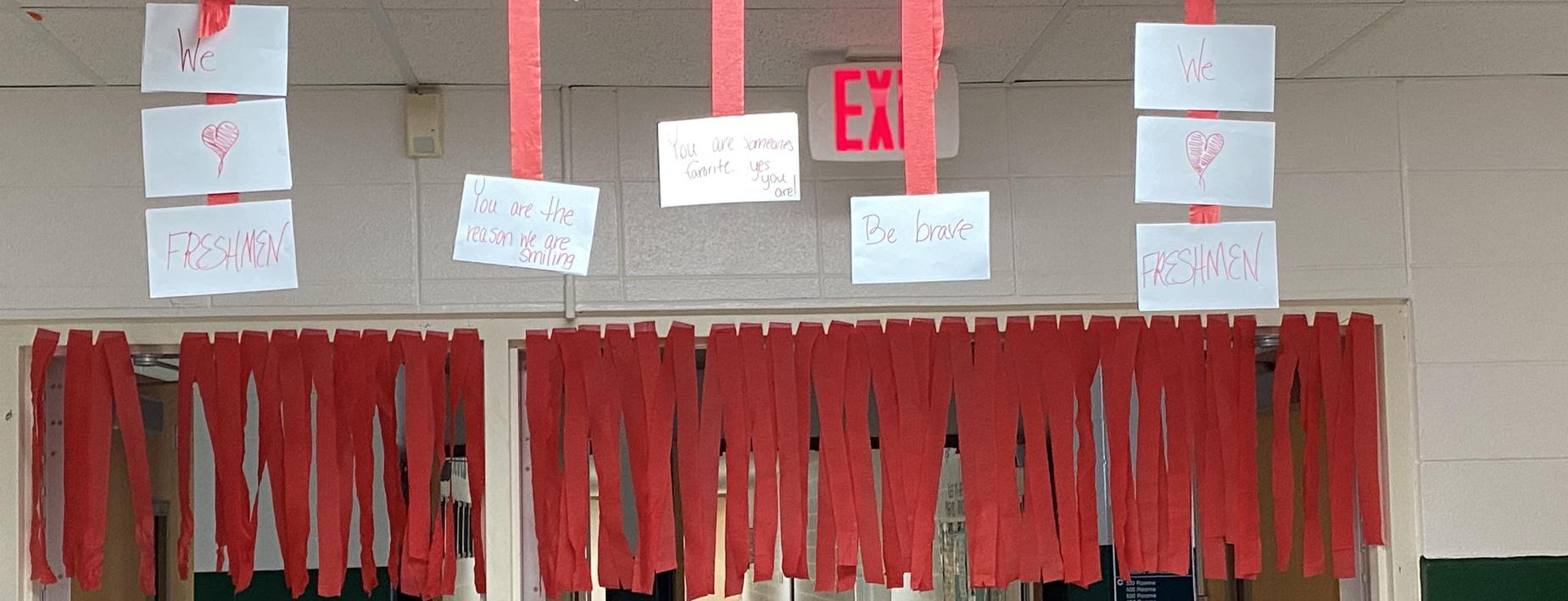 Messages to the freshmen
