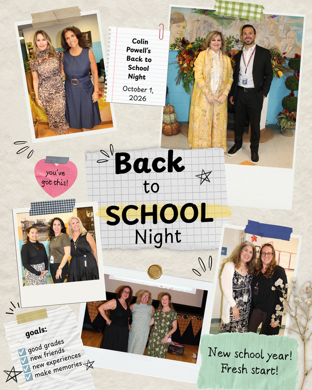Back To School Night-Colin Powell School