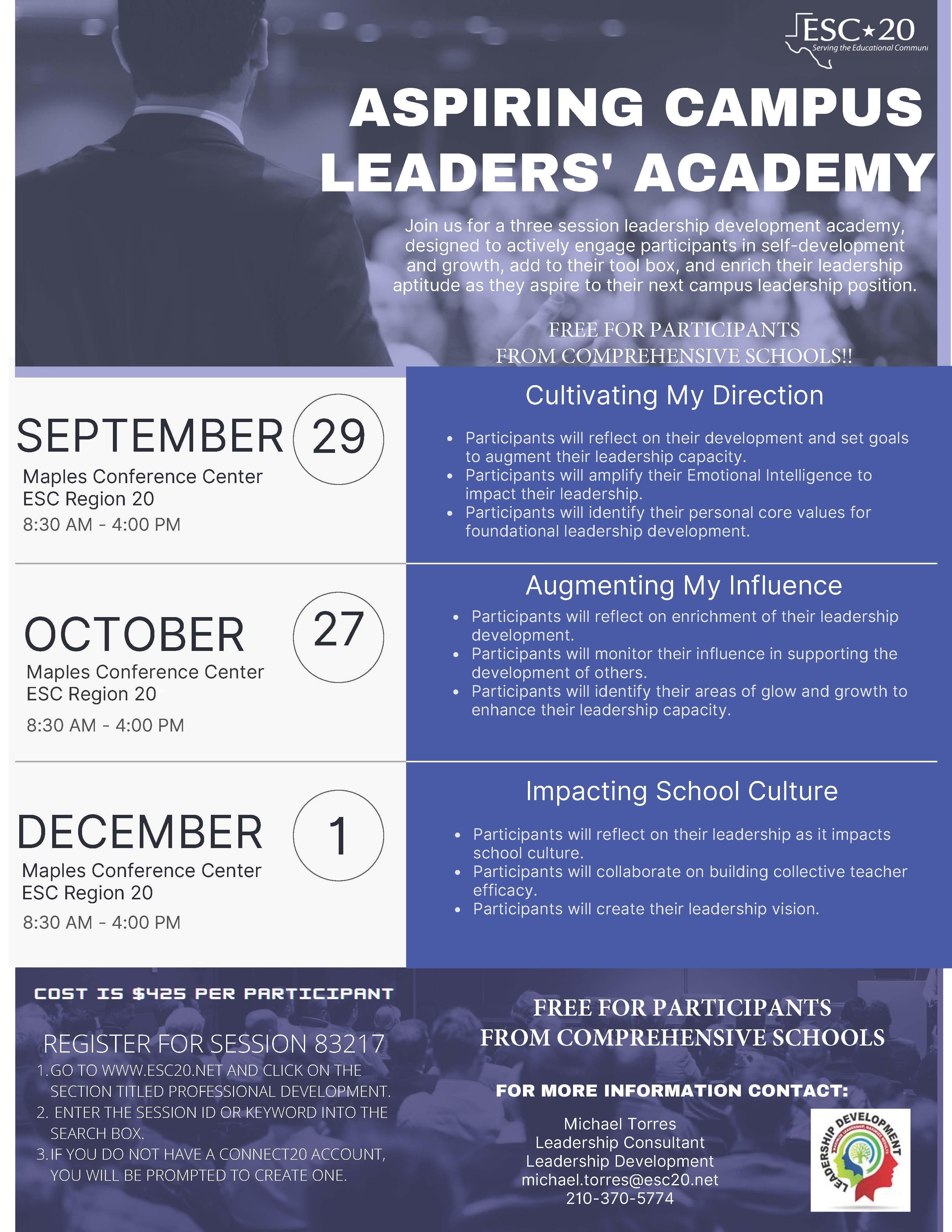 Leadership Development ESC Region 20