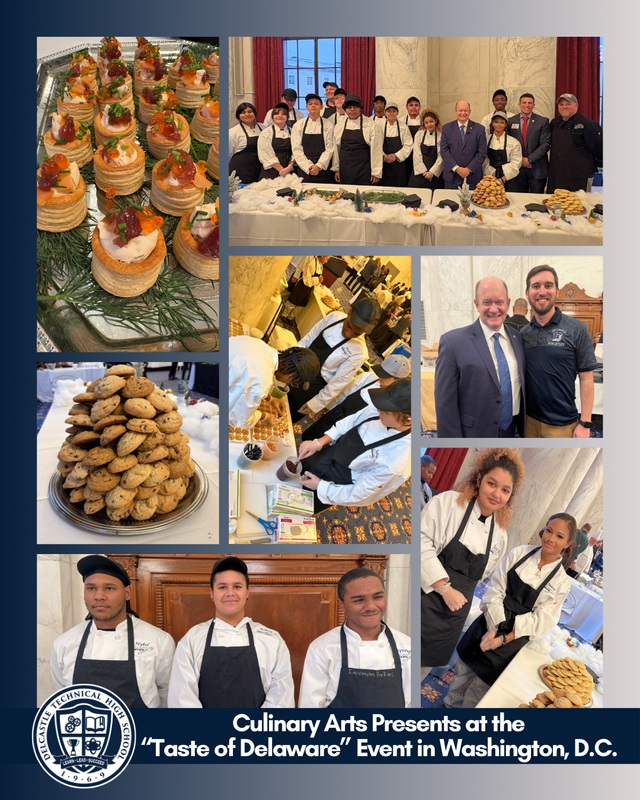 Delcastle Technical High School Culinary Arts at Taste of Delaware 2025 in Washington, D.C.