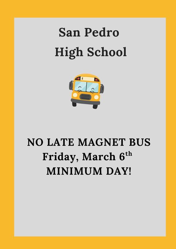 No Late Magnet Bus