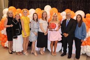 Brinkley Coker and Frenship High School Faculty and Adminstrators at YWCA Women of Excellence Awards Banquet