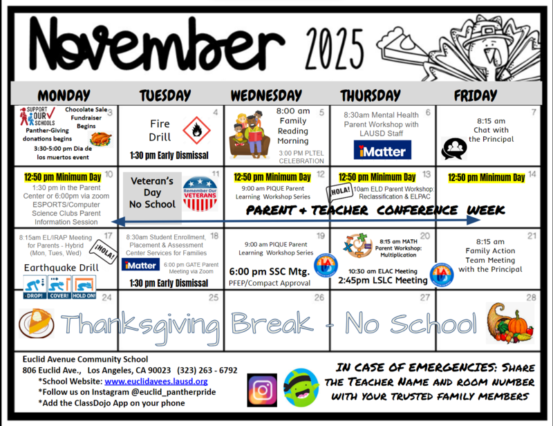 November Calendar