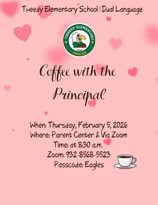 Coffee with the principal