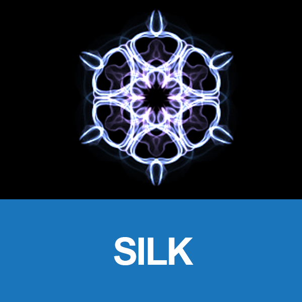 Silk image of six sided artwork