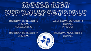 JH Pep Rally Schedule
