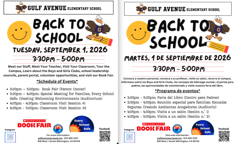 Back to School Afternoon